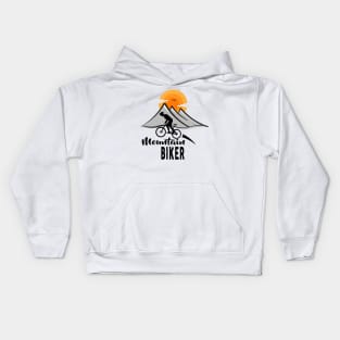 Mountain Biker Kids Hoodie